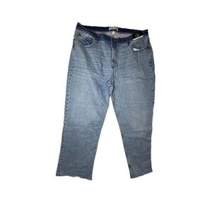 ABERCROMBIE & FITCH The Baggy Low Rise Jeans Women 33 16s Curve Love Light Blue